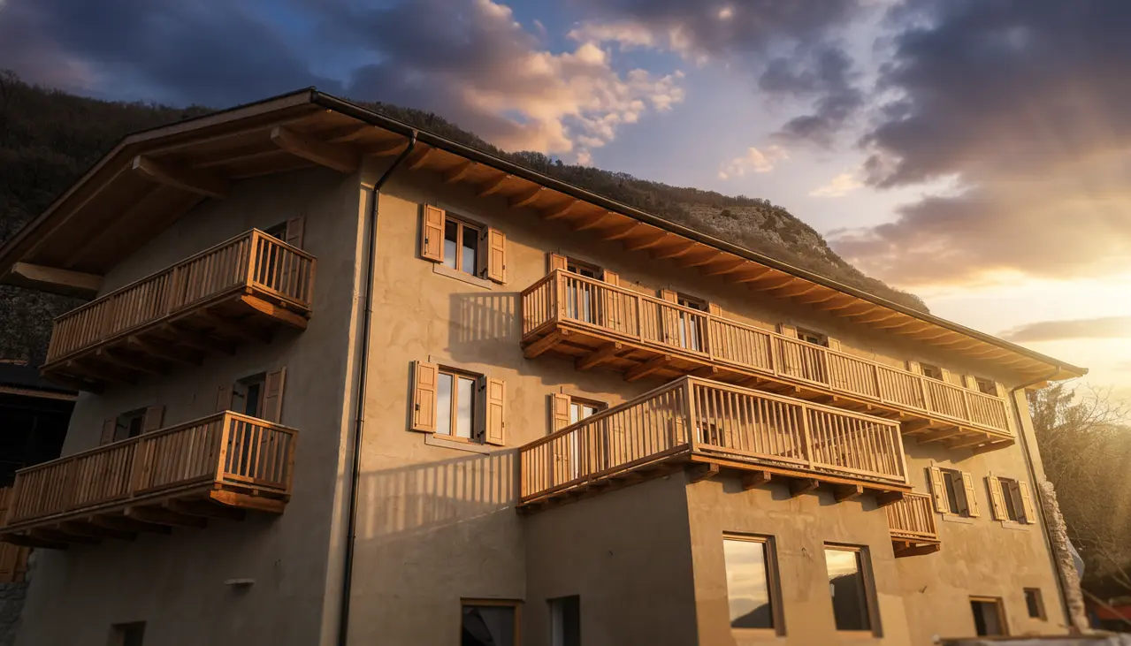 Maso Convento Wellness & Natur - Atemberaubender Blick auf den Tennosee und die Berge des Garda-Trentino